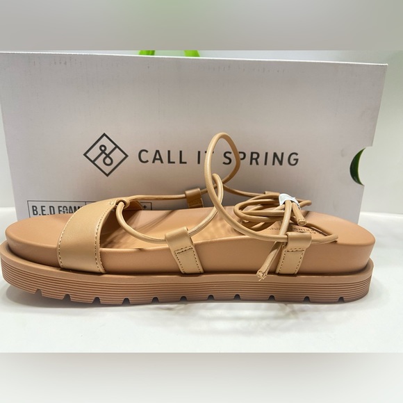 NEW Aldo Call It Spring Jayda Women’s Vegan Sandals Beige 6.5 - Picture 11 of 14